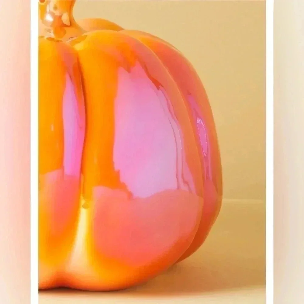 NEW Rae Dunn GIVE EM PUMPKIN TO TALK ABOUT Adorable Ceramic Home Decor Birdhouse